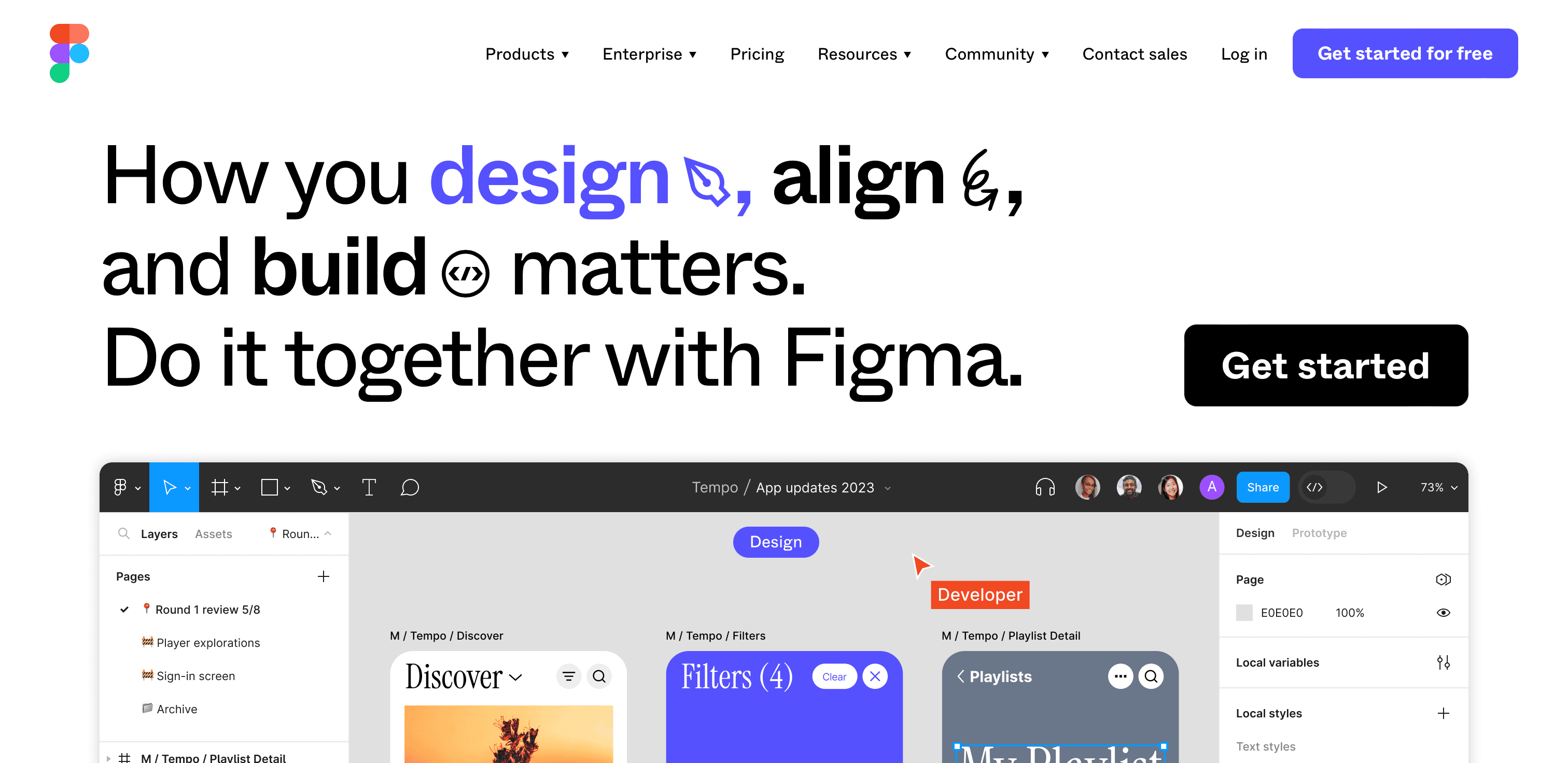 Figma website screenshot