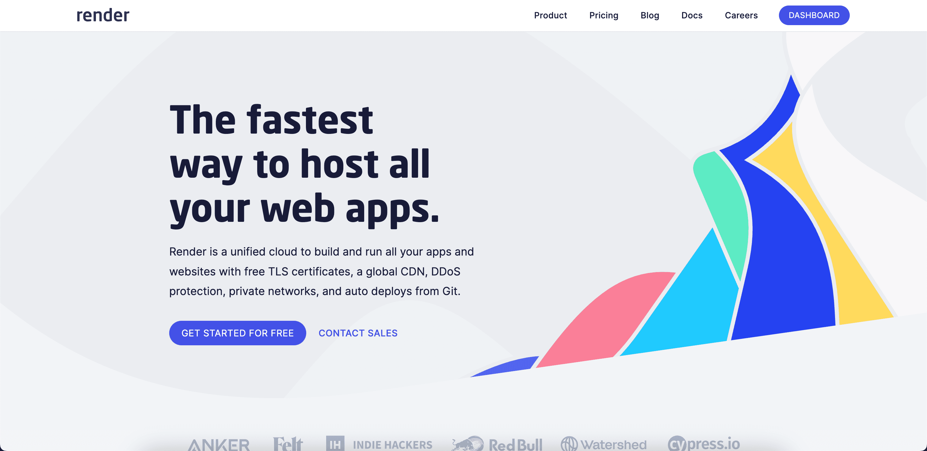 Render website screenshot